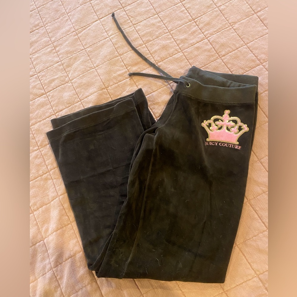 *SOLD* JUICY COUTURE velour track pants